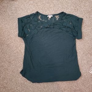 FREE WITH BUNDLE Lace cotton top